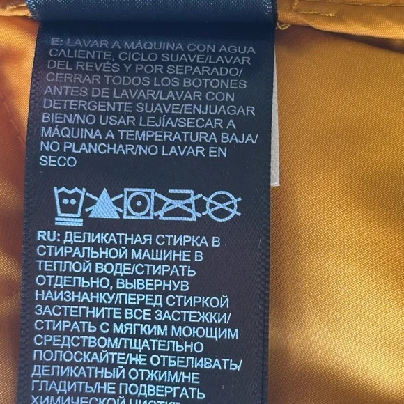 NWT The North Face Womens Alpz 2.0 Down Vest SMALL Citrine Yellow Orange Pumpkin - Picture 16 of 16